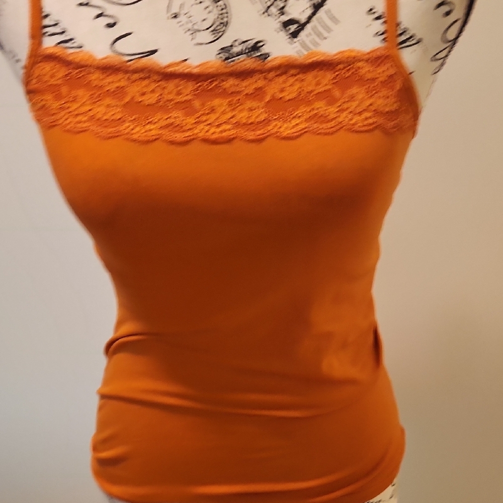 The Limited Orange Fitted Camisole Top - Picture 4 of 6